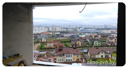 Panoramnaja balkonnaja rama v Minske