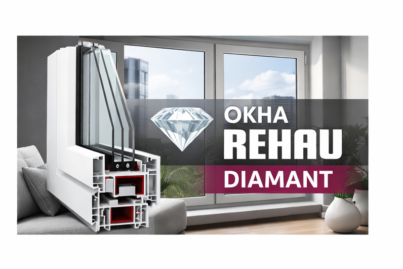 Okna REHAU DIAMANT v interyere kvartiry v Minske